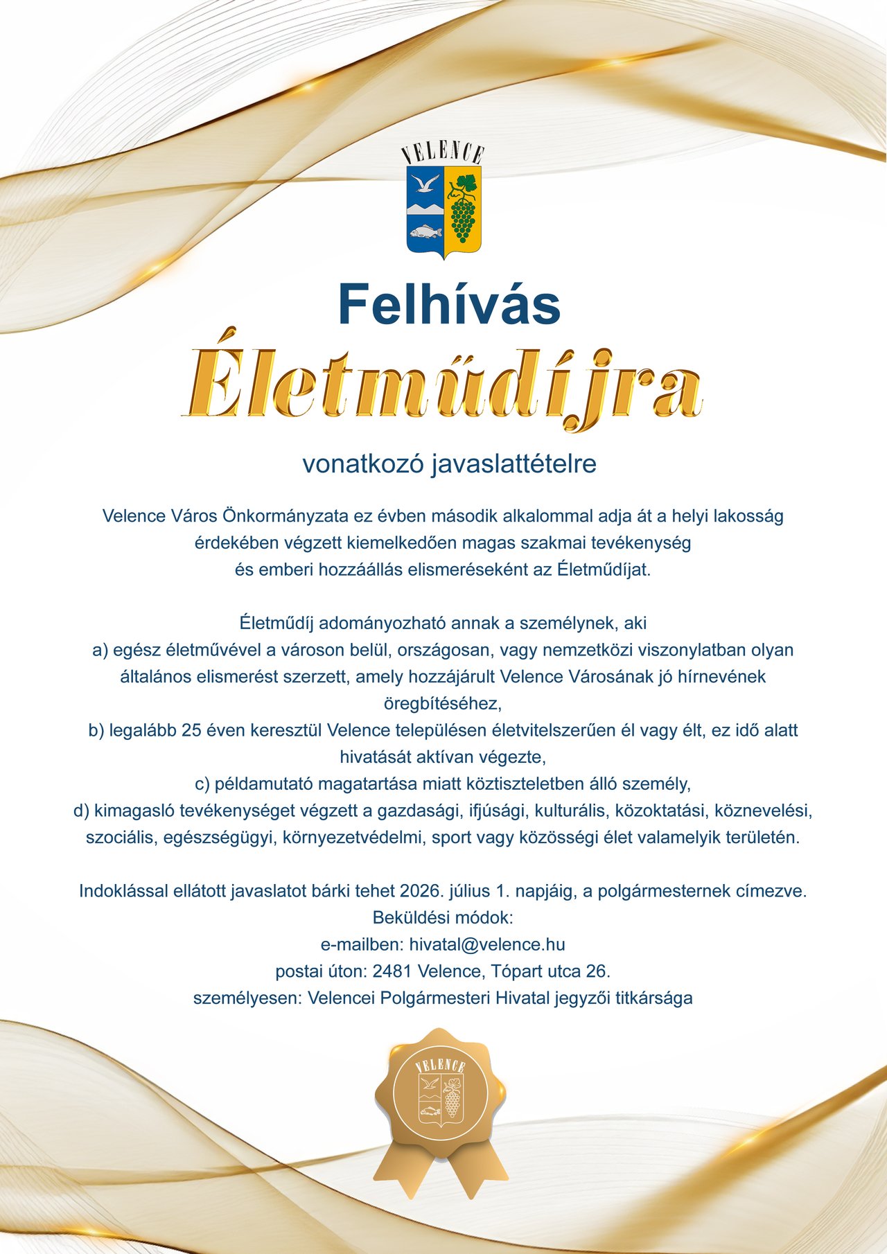 Életműdíj
